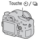 SONY A77 - Touche / (Entrainement)  (Retardateur)  Sélectionner le réglage désire - 1