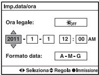 SONY A77 - Selezionare ciascuna voce con / e impostare il valore numerico con / . - 2