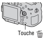 SONY A77 - Suppression de l'image actuellément affichée - 1