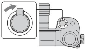 SONY NEX-6B - Set the power switch to ON to turn on the camera. - 1