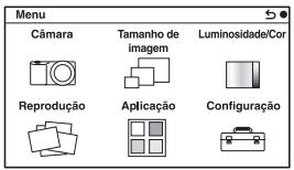 SONY NEX-6B - Lista do menu - 1