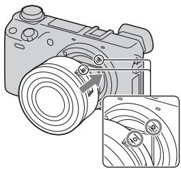 SONY NEX-6B - Zakladanie/zdejmowanie objiektywu - 2
