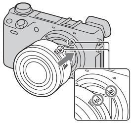 SONY NEX-6B - De lens bevestigen/losnemen - 2