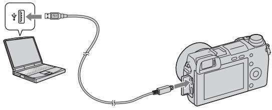 SONY NEX-6B - Charging by connecting to a computer - 1