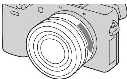 SONY NEX-6B - Attaching/removing the lens - 3