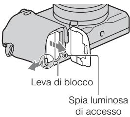 SONY NEX-6B - Rimozione della batteria - 1