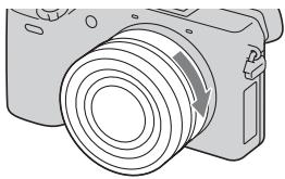 SONY NEX-6B - De lens bevestigen/losnemen - 3