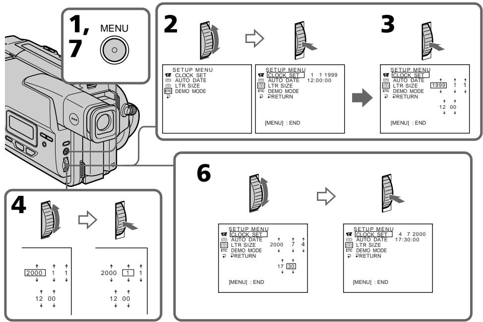 SONY CCD-TR317E - IpeyectaHOBka DaTbI N BpemeHn - 1