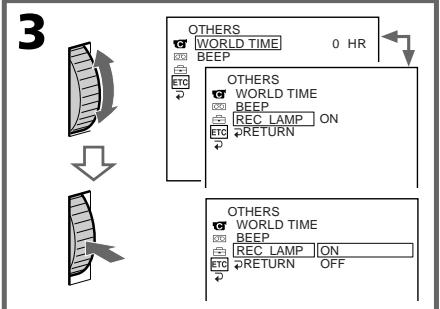 SONY CCD-TR317E - N3MeHeHne yCTaHOBOK MeHIO - 3