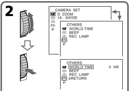 SONY CCD-TR317E - N3MeHeHne yCTaHOBOK MeHIO - 2