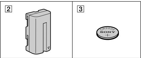 SONY CCD-TR317E - Checking supplied accessories - 2