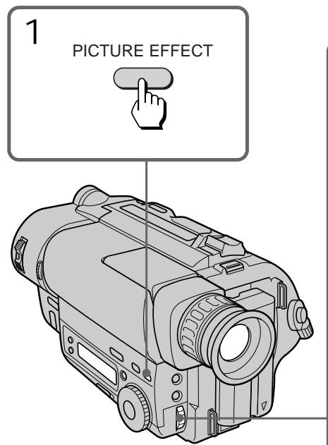 SONY CCD-TR415E - Using picture effect function - 1
