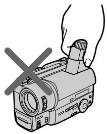 SONY CCD-TR640E - Cautions on the viewfinder - 1