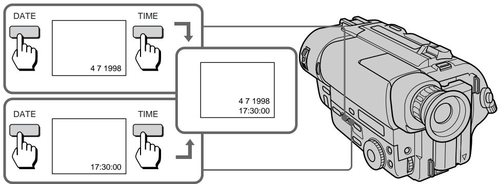 SONY CCD-TR640E - 3aHncb c DaToi/BpeMeHem - 1