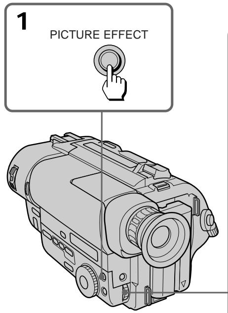 SONY CCD-TR640E - Using picture effect function - 1