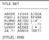 SONY CCD-TRV15E - Making your own titles - 4
