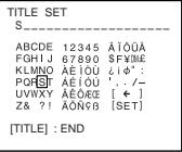 SONY CCD-TRV15E - Making your own titles - 12