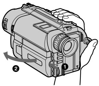 SONY CCD-TRV15E - Съемка с использованием экрана ЖКД - 1