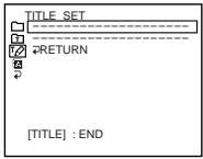 SONY CCD-TRV15E - Making your own titles - 2