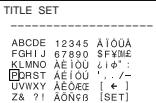 SONY CCD-TRV15E - Making your own titles - 8