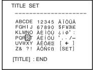 SONY CCD-TRV15E - Making your own titles - 10