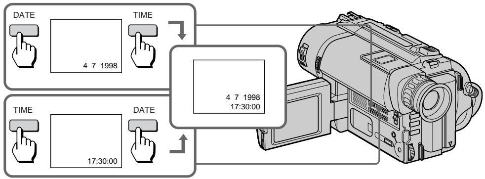 SONY CCD-TRV15E - Запись с датой/ временем - 1