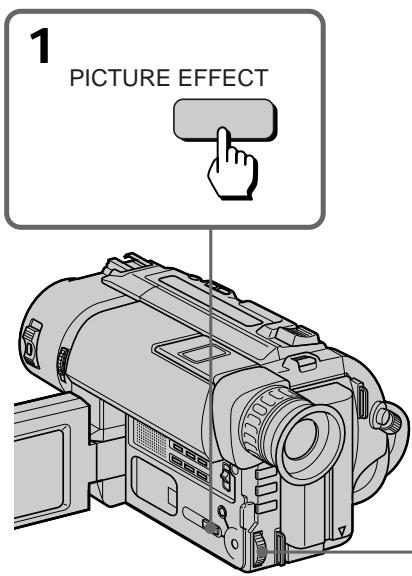 SONY CCD-TRV25 - Using picture effect function - 1