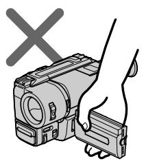 SONY CCD-TRV25 - Cautions on the viewfinder and the LCD - 2