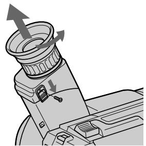 SONY CCD-TRV25 - Removing dust from inside the viewfinder - 1