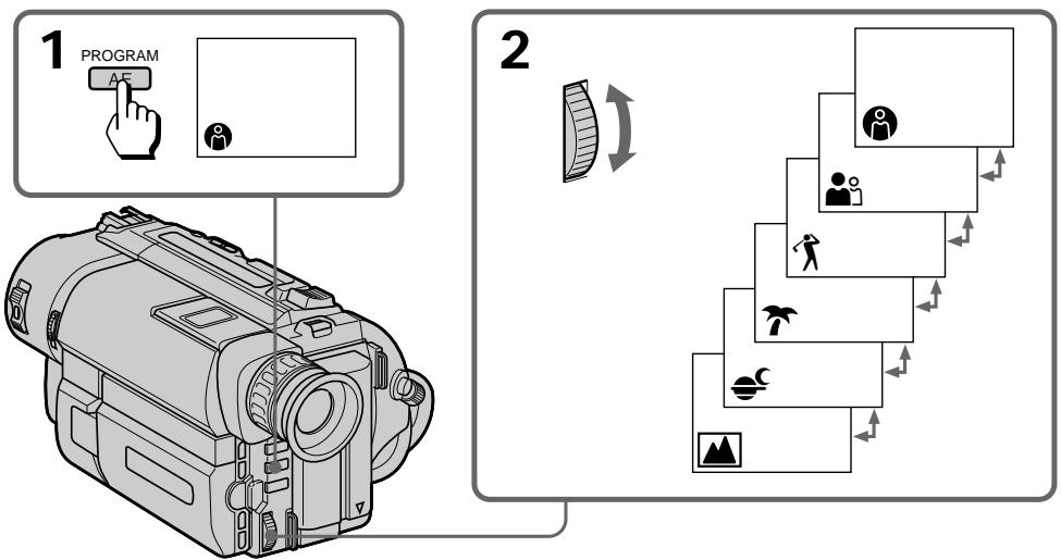 SONY CCD-TRV25 - Using the PROGRAM AE function - 1