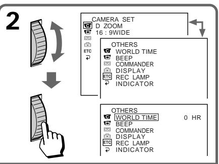 SONY CCD-TRV25 - Changing the mode settings - 2