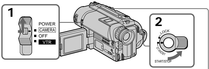 SONY CCD-TRV25 - Checking the recorded picture - 1