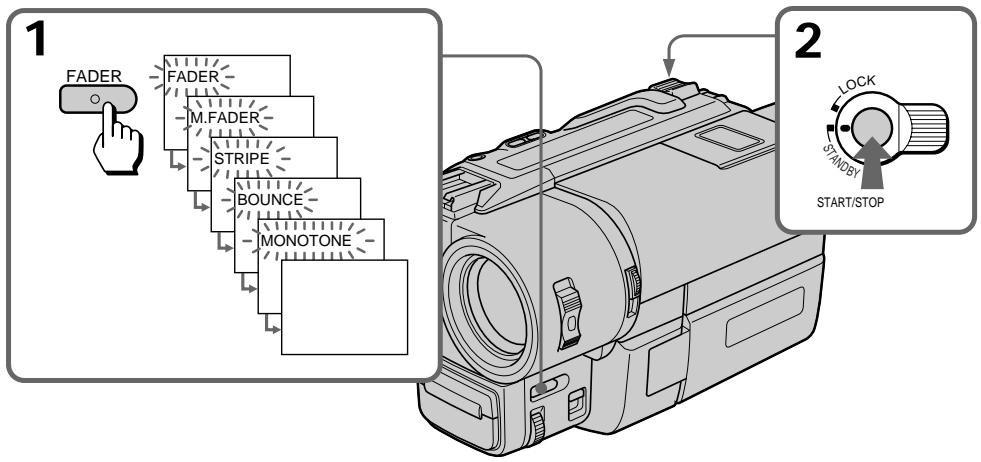 SONY CCD-TRV25 - When fading out [b] - 1