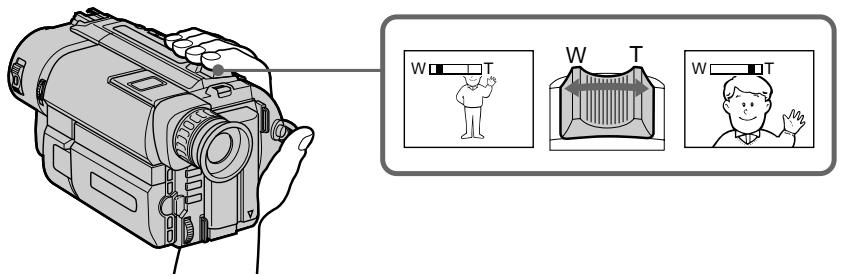SONY CCD-TRV25 - Using the zoom feature - 1