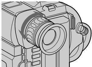SONY CCD-TRV25 - To focus the viewfinder lens - 1