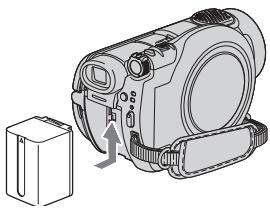 SONY DCR-DVD905E - Step 2: Charging the battery pack - 2