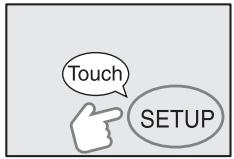Touch SETUP
