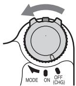MODE ON OFF (CHG)