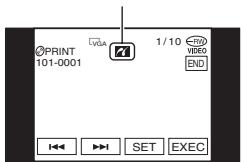 PRINT 101-0001 LVGA 7 1/10 VIBED END ←→ →→ SET EXEC