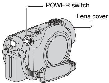 POWER switch Lens cover