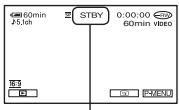 60min 5.1ch STBY 0:00:00 60min video 16:3 OK P/MENU