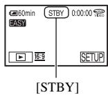 60min EASY STBY 0:00:00 16:9 [STBY] SETUP