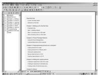 Scanned document page with Chinese text, likely a form or report with structured sections and body text content.