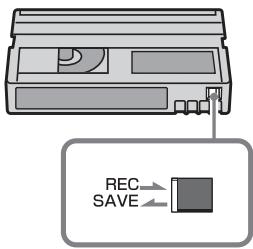 SONY DCR-HC30E - To prevent accidental erasure - 1