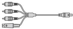 SONY DCR-HC30E - A/V connecting cable (1) - 1