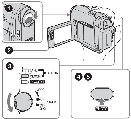 SONY DCR-HC30E - Start recording while checking the subject on the LCD screen. - 1