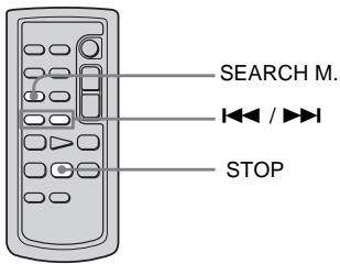 SONY DCR-HC30E - Searching for a scene by date of recording - Date search - 1
