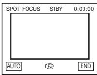 SONY DCR-HC30E - Adjusting the focus for an off-center subject - SPOT FOCUS - 2