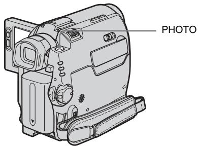 SONY DCR-HC30E - Recording a still image on a "Memory Stick Duo" while recording movies on a tape - 1