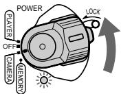 SONY DCR-PC2E - Remove the lens cap. - 3